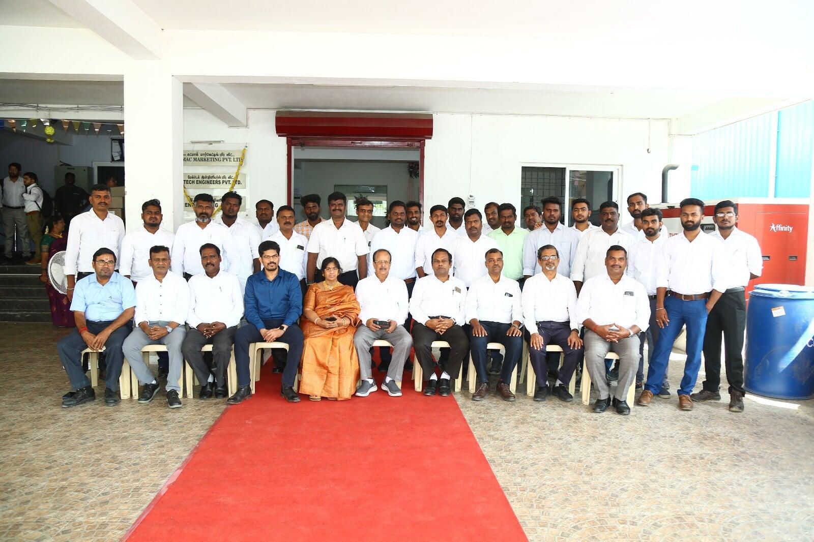 CUTMAC team at the Chennai facility